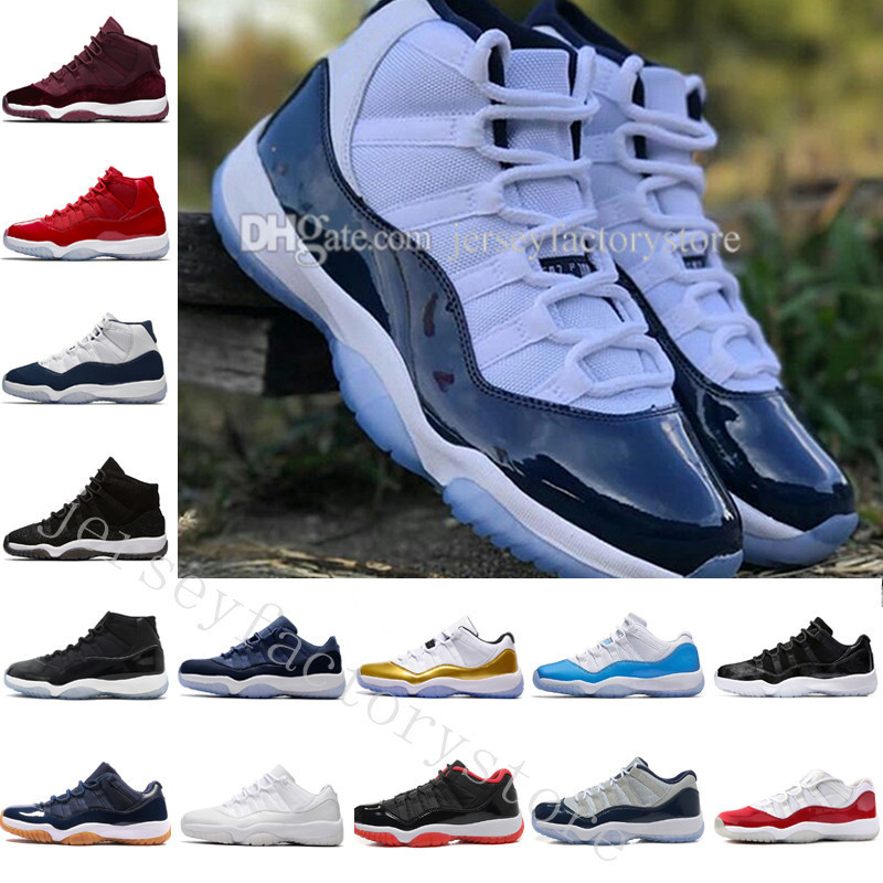 

11 Gym Red PRM Heiress Space Jam Bred Basketball Shoes Men Women 11S Concords 72-10 Legend Blue win like 82 Sneaker US 5.5-13 Eur 36-47, #18 high concord