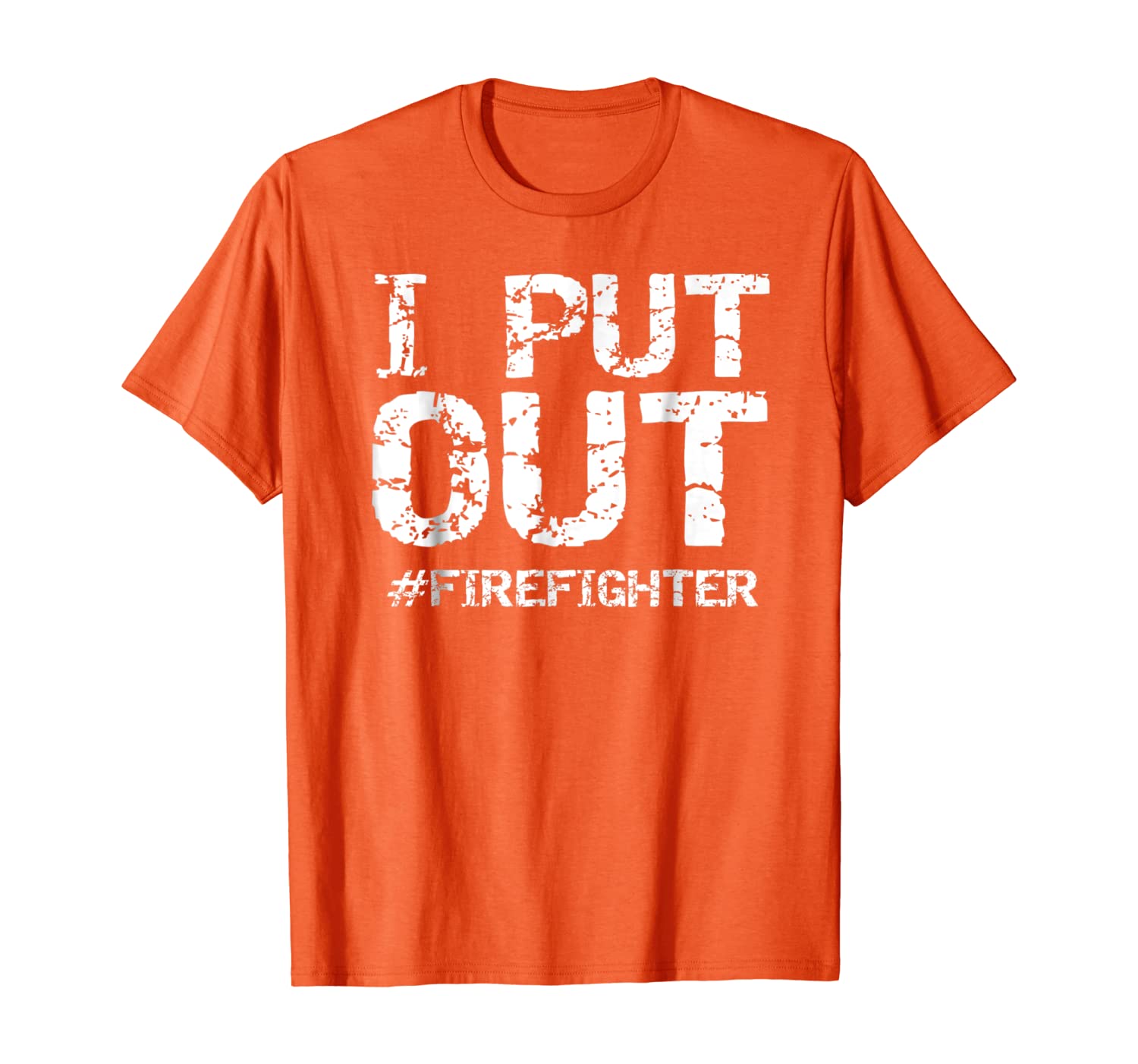 

I Put Out #Firefighter Shirt Funny Fireman Pun Word Play Tee, White;black