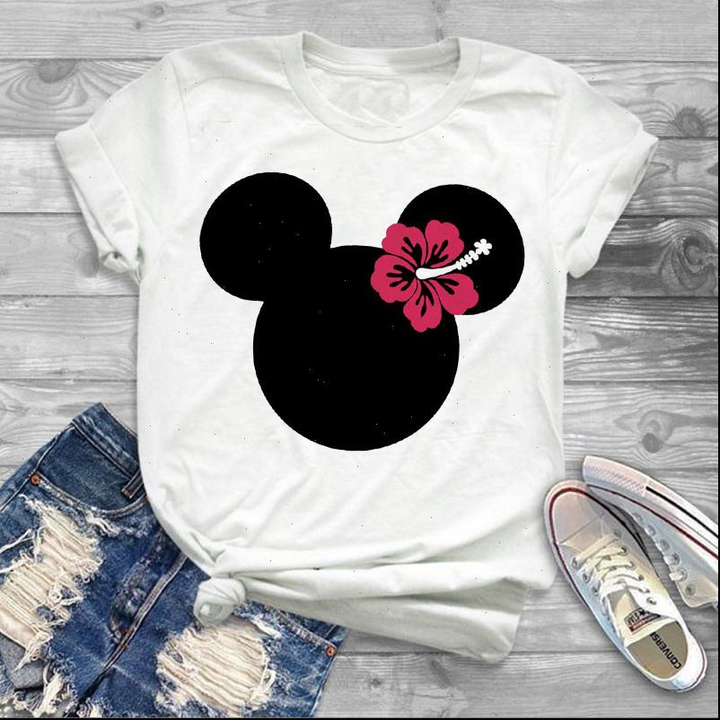 

womens t shirts fashion women shirt naughty mouse o neck female short sleeve funny gesture print harajuku girl, White