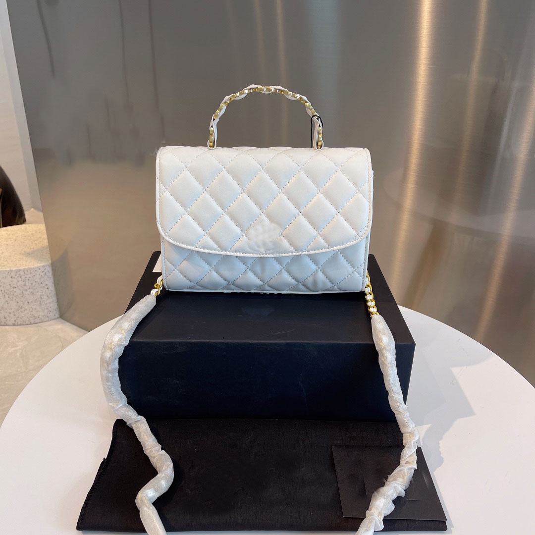 

Brand chain small bag female 2021 crossbody single shoulder wrinkle retro rhombus handle bags