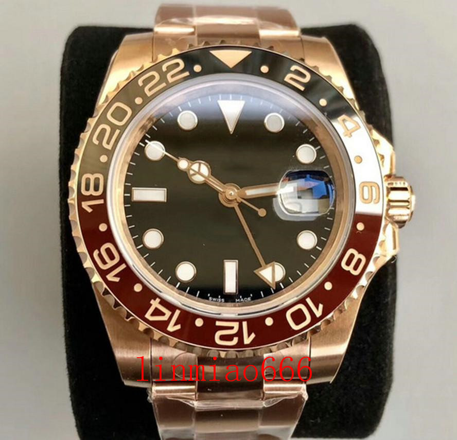 

top Ceramic Bezel watches Automatic Movement Mens Mechanical Stainless Steel Master Men Fashion Wristwatches, 50m waterproof