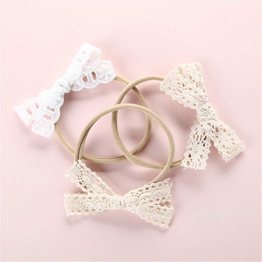 

Simple Design Headband Trendy Style Hair Accessories Thin Bow-knot For Women 4pcs