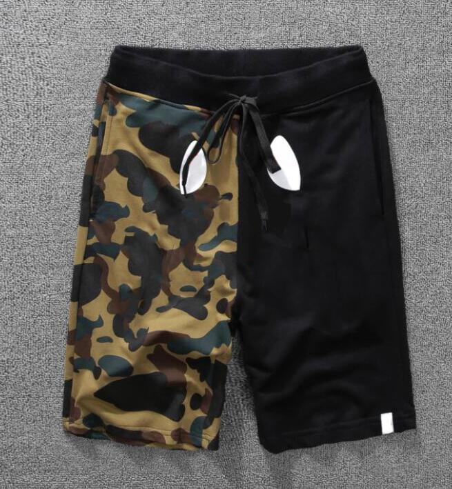 

21ss Mens Designer Short Joggers Pants With Letters Mouth Pattern Summer Men Women Beach Shorts Casual Trousers Clothing -2XL Optional, Gray