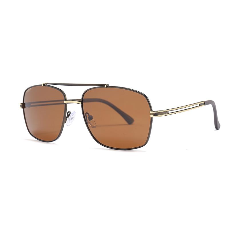 

Sunglasses 2021 Fashion Cool Men Driving Glasses Goggle Summer Style Gradient Brown Vintage Pilot Sun Punk, White;black