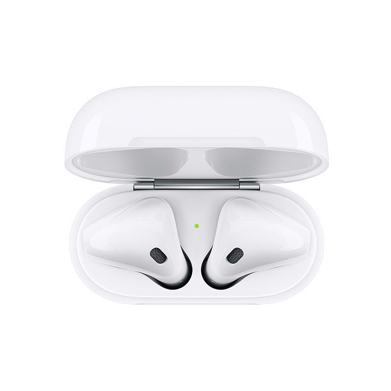 

Airpods Wireless Earphone Earphones Chip Transparency With Charging Case for Cell Phone Earbuds, White