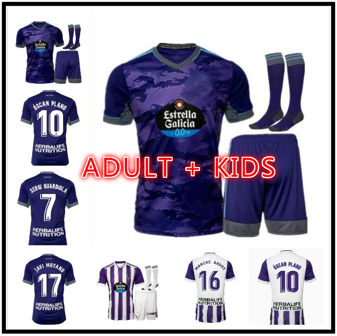 

2021 2022 Real Valladolid soccer jersey Weissman FEDE S. Sergi Plano Guardiola Óscar L. Olaza R.Alcaraz camisetas de fútbol 21/22 men kids kit jerseys football shirts