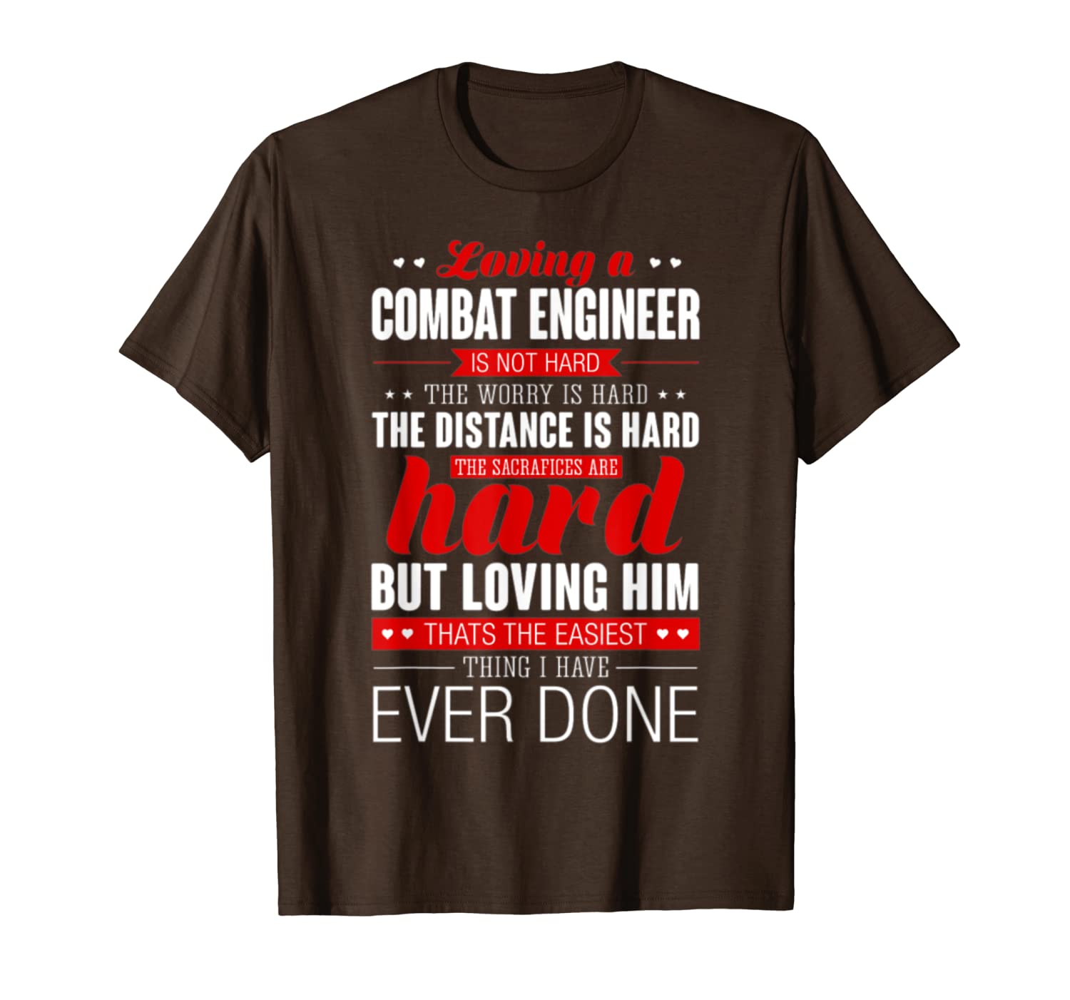 Loving A Combat Engineer Is Not Hard Combat Engine T-Shirt-image-699510411