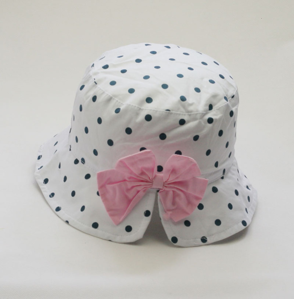 

Sun hat for children Printed dot cloth girl's basin fisherman's cap Flower Decorative sun hat, Yellow
