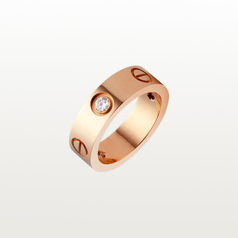 

Love Screw Ring Men/Women Band Rings 3 Diamond Designer Luxury Jewelry Titanium Steel Alloy Gold-Plated Craft Never Fade Not Allergic Store/21682413