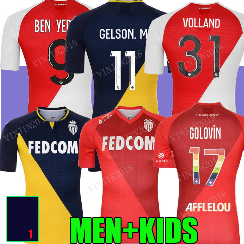 

2020 2021 Collector' AS MONACO SOCCER JERSEYS Special Volland JOVETIC maillots de foot 20 21 B.BADIASHILE BEN YEDDER GELSON FABREAGS GOLOVIN men kids FOOTBALL SHIRT, Home
