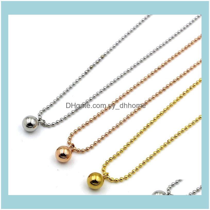 

Chains & Pendants Jewelrychains Fashion Necklace Stainless Steel Pendant Necklaces For Women Drop Delivery 2021 7Lbun