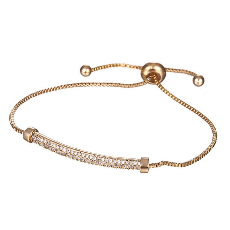 

Link, Chain Exquisite Fashion Zircon Bracelet