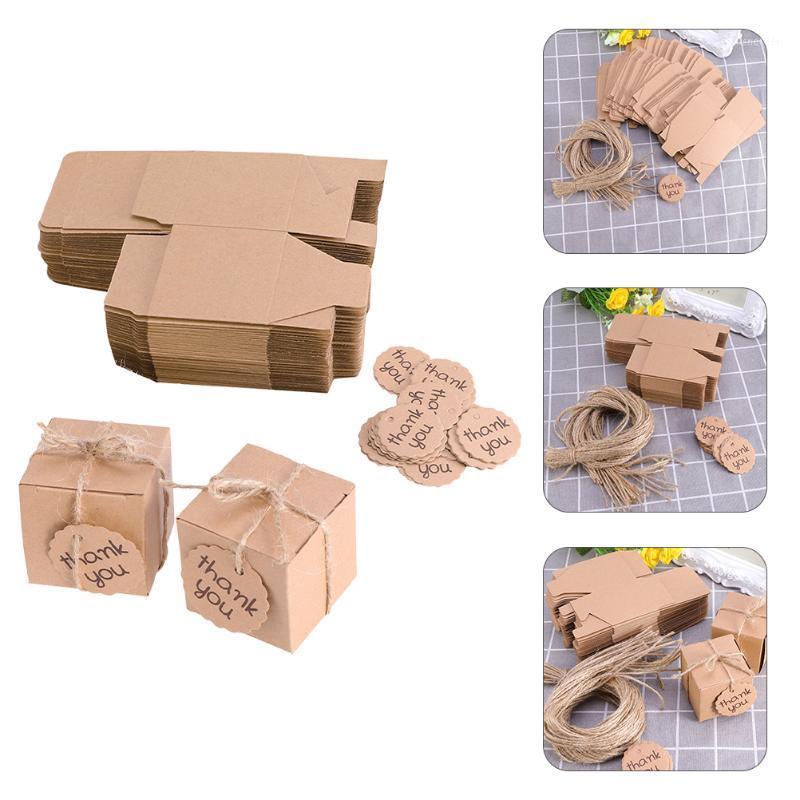 

Gift Wrap 50 Sets Practical Favor Boxes Rustic Pretty Candy With Tags
