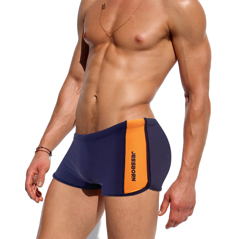 

Side Slit Boxer Men's Swimming Trunks Sports Fitness Beach Leisure Swimming Trunks Personal Professional Swimwear
