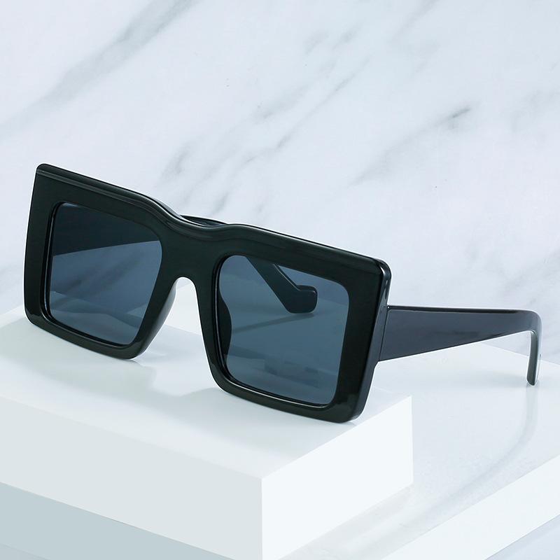 

Sunglasses Big Box Square Punk Women Retro Hip Hop Men UV400 Glasses Street S Drive