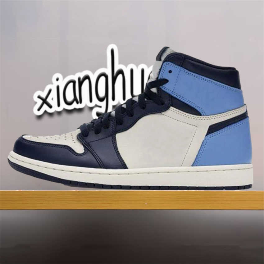 

Jumpman Basketball Shoes University 1 1s Men Women High Bottom Royal Blue All-Star Buckle Chicago Obsidian Mid Light Smoke Gery Sport Sneakers 36-47