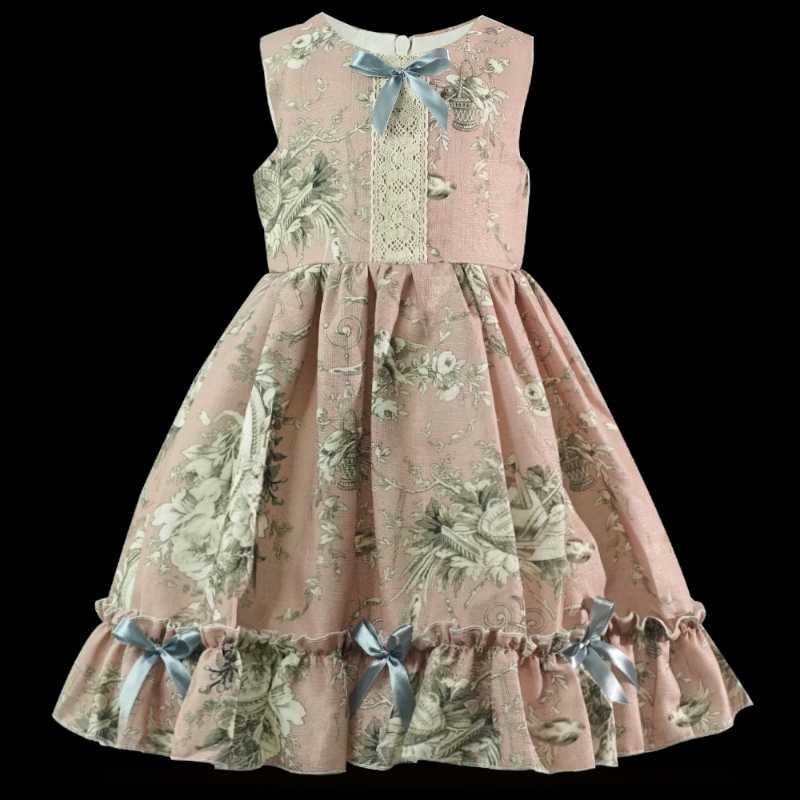 

Girl's Dresses Cute Kids Sleeveless Lace Tutu Printing Toddler Girls, Red;yellow