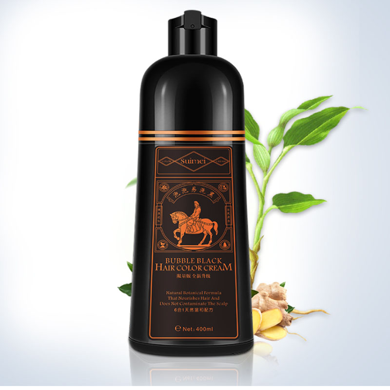 

Herbal Hair Coloring Shampoo Natural Plant Conditioning Black Hair Dye Shampoo