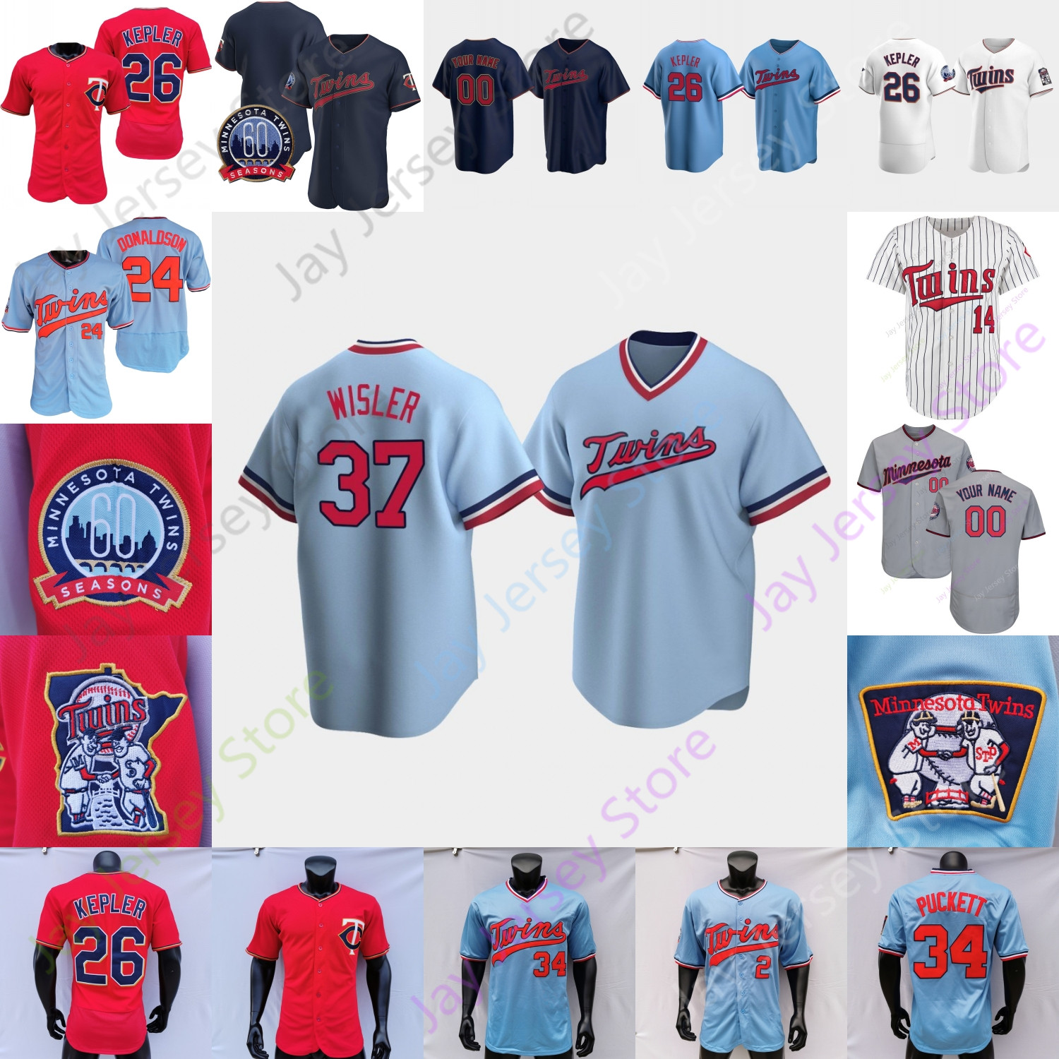 

Baseball Jersey Jake Cave Kyle Garlick Mitch Garver Ryan Jeffers J. A. Happ Michael Pineda Matt Shoemaker Jorge Alcalá Randy Dobnak Duffey Robles Rogers, Flexbase