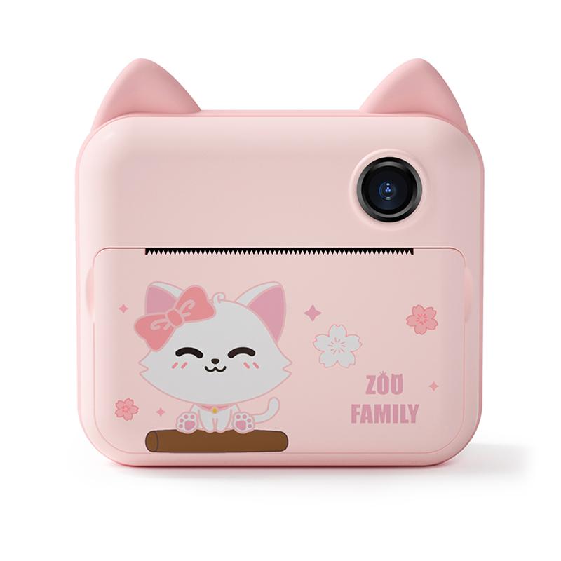 

Mini Cameras Kids Camera 32GB Children Instant Po Printer 2.4 Inch IPS Screen Christmas Birthday Gifts Printing Paper Support WIFI