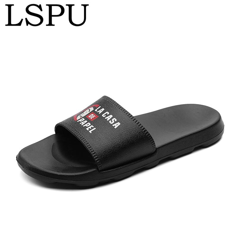 

Arrivals Men's Slippers Slip On Breathable Cool Beach Sandals Lightweight Summer Slides For Men Flip Flops Size 39-44, Black
