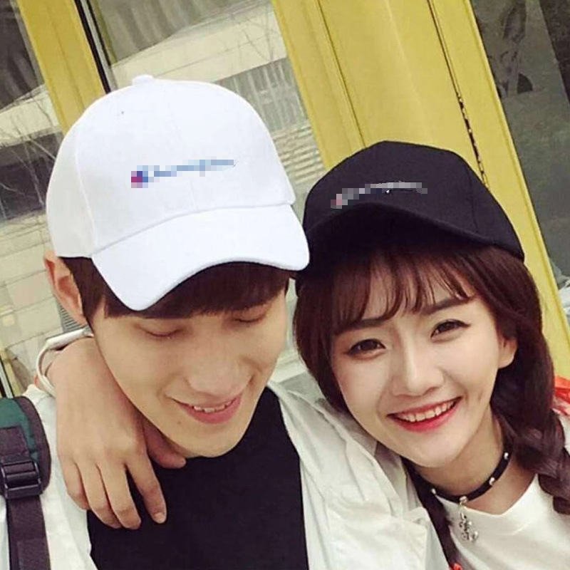 

Duck tongue spring and summer outdoor sports sunshade versatile adult curved brim female Korean couple baseball cap, Black