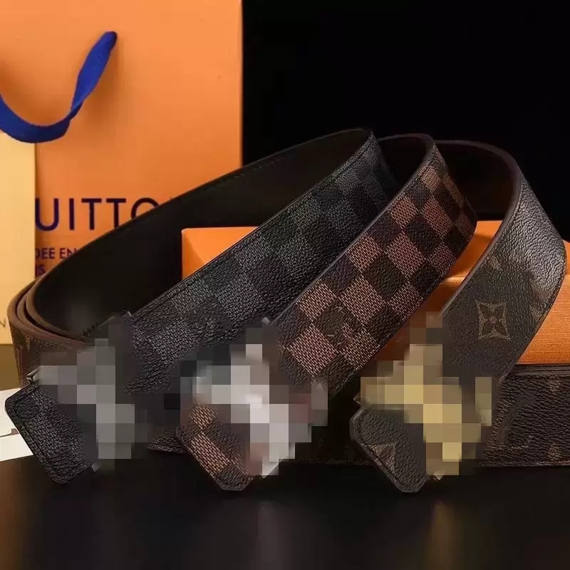 

GGLVLouisVitton YSLVUTTON2021 Fashion Big Buckle Genuine Leather Belt Belts Men Women High Quality New Mens Belts, No boxs