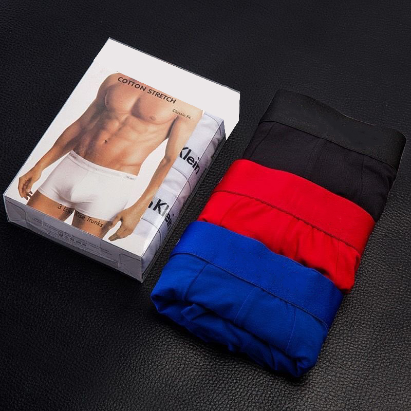 

Fashion KC Mens shorts Designers Sexy Underpants Classic Casual Short Cotton Underwear Breathable Underwears 3pcs With Box, Shipping fee