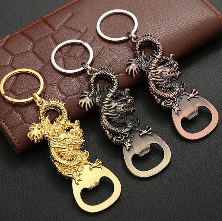 

Creative Chinese Dragon Bottle Opener Keychain Personalized Metal Bottle Opener Beer Bottle Opener Small Gift