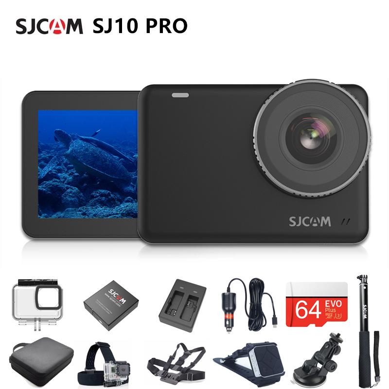 

Telescopes Original SJCAM SJ10 Pro Action Camera Supersmooth 4K 60FPS WiFi 10m Body Waterproof Sports Video DV