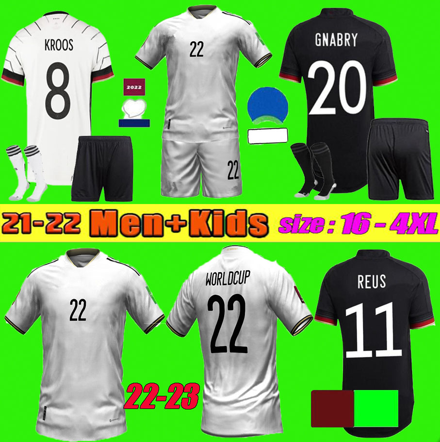 

men+kids kit 2021 Germany HAVERTZ Soccer Jerseys 22 23 Gundogan HUMMELS GNABRY WERNER KROOS KIMMICH GORETZKA MULLER football shirt Fans Player S-4XL