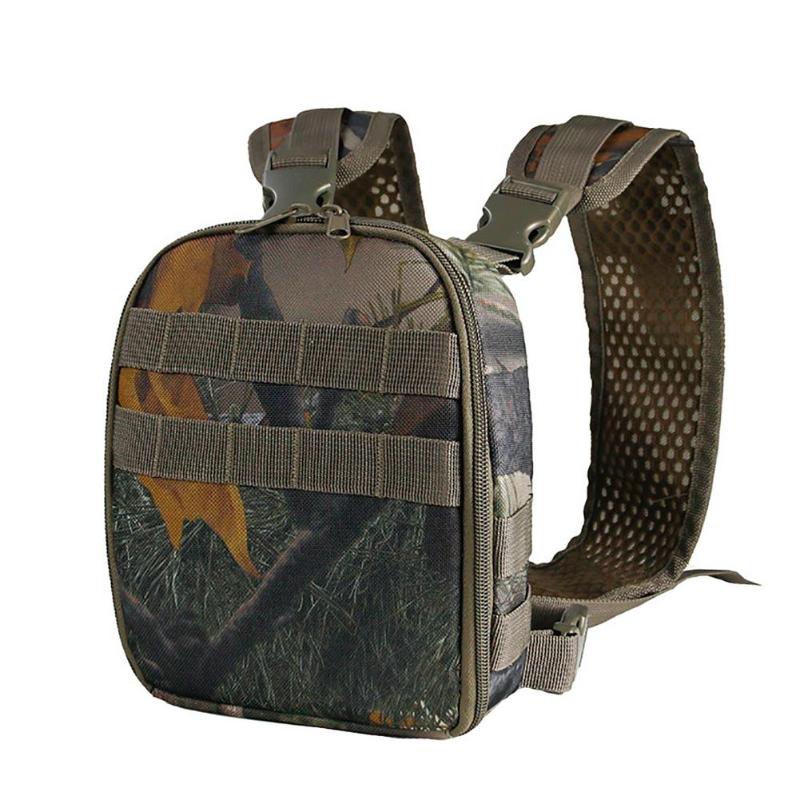 

Outdoor Bags Camera Bag Front Backpack Large Capacity Storage Case With Adjustable Shoulder Strap Oxford Cloth For Camping Hik, Khaki
