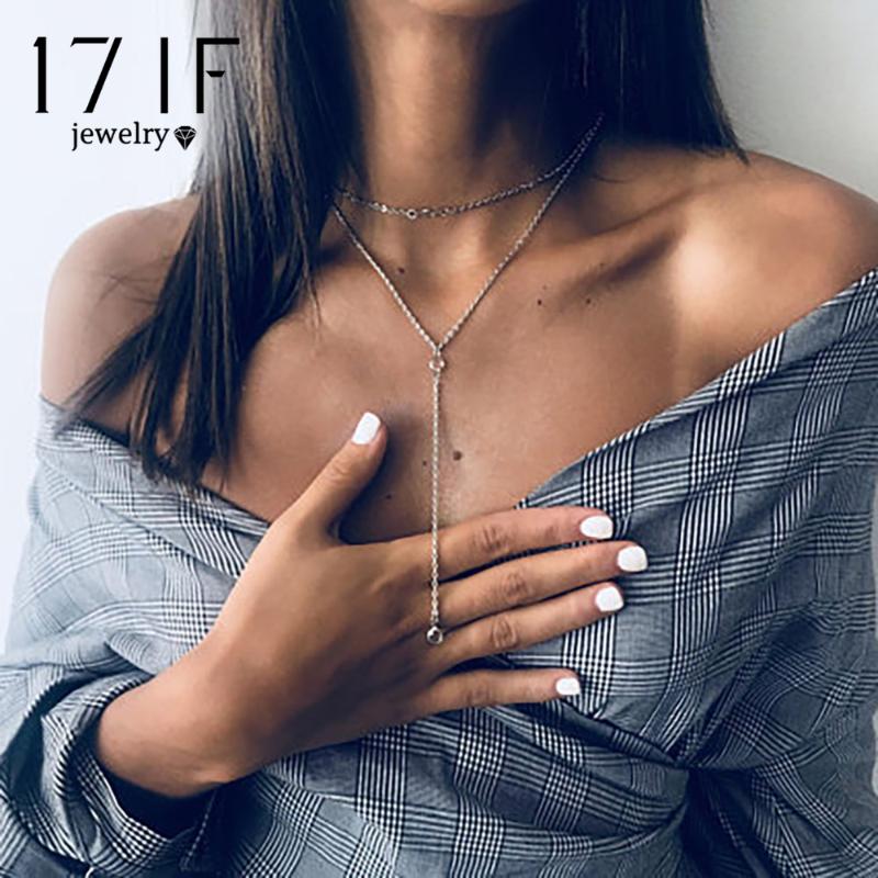 

Pendant Necklaces DAXI Fashion Necklace For Women Gold Color Crystal Multiple Layers Long Boho Jewelry Gift