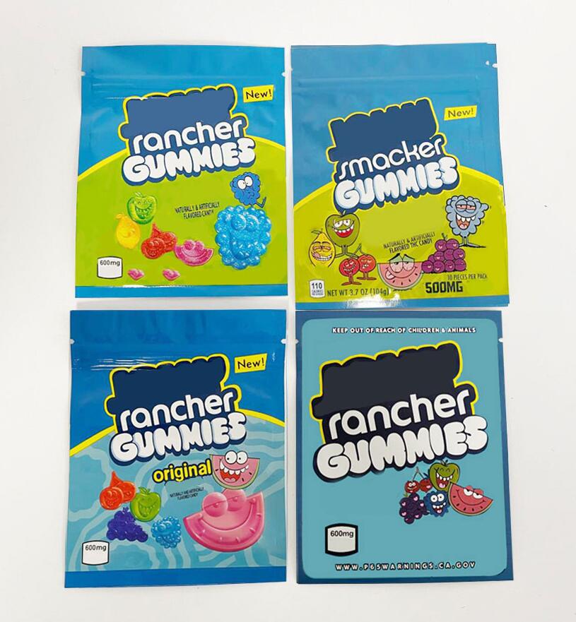 

Newest Jo lly Ran cher Gum mies Bag 600mg Resealable Edibles Package Mylar Bags JOL LY Ranc her