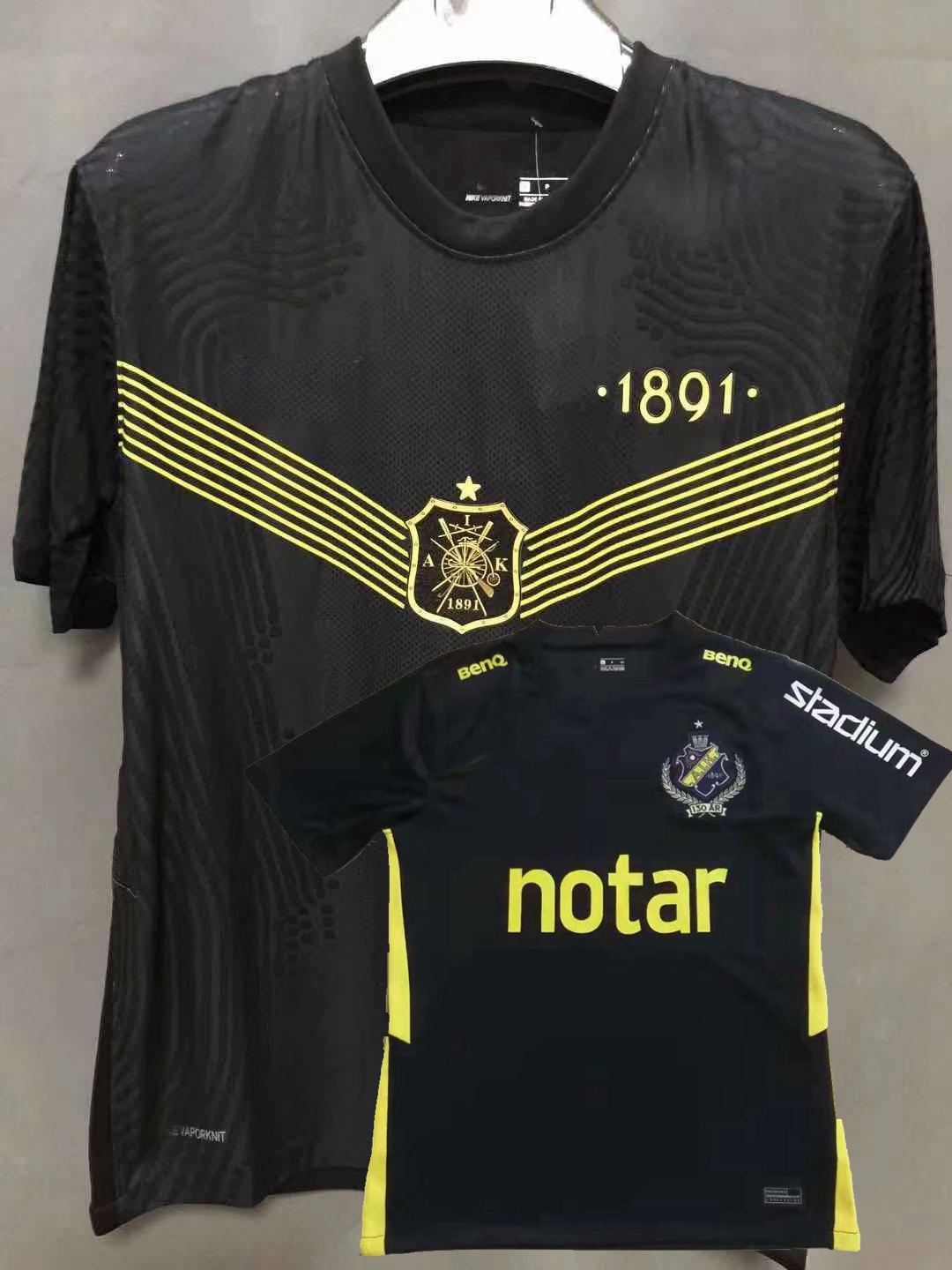 

2021 2022 AIK Fotboll Soccer Jerseys home Larsson Rogic Tihi 130 Years 21 22 football shirt, Player version 130th