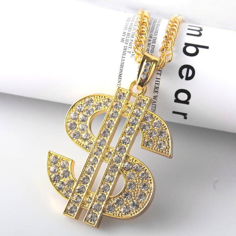 Pendant Necklaces 2021 Hip-hop Style Geometric Necklace Gold Plating Punk For Man And Woman Chains Goth Jewelry Wholesale-image-706305641