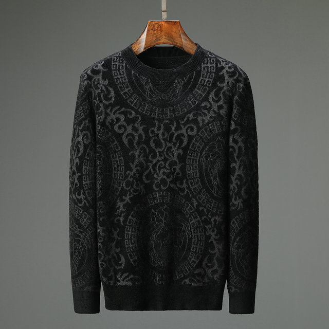

Mens Sweaters High Quality Long Sleeve Sweater Simple Solid O-neck Casual Knitted Pullovers Men Sportwear Jumpers SIZE S-3XL #86, Multi