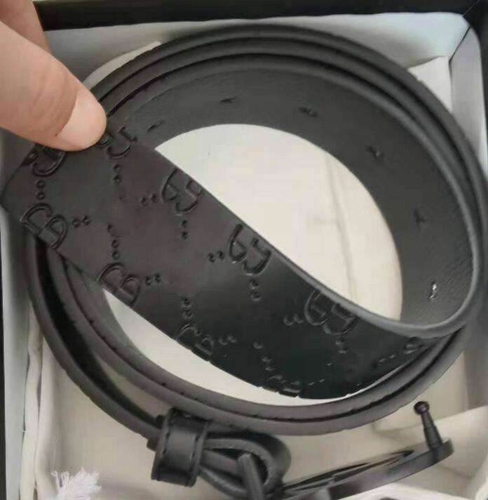 

2021 Best-selling High Quality Leather designer belt Men And Women Gold Silver Buckle Black Belts Free Delivery Perfed-Edge With box, High quality with box