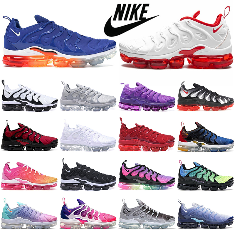 

Max vapor TN plus running shoes men women Cherry Cool Grey Black White Be Ture Pastel Bleached Aqua Royalmens womens outdoor sports trainers sneakers
