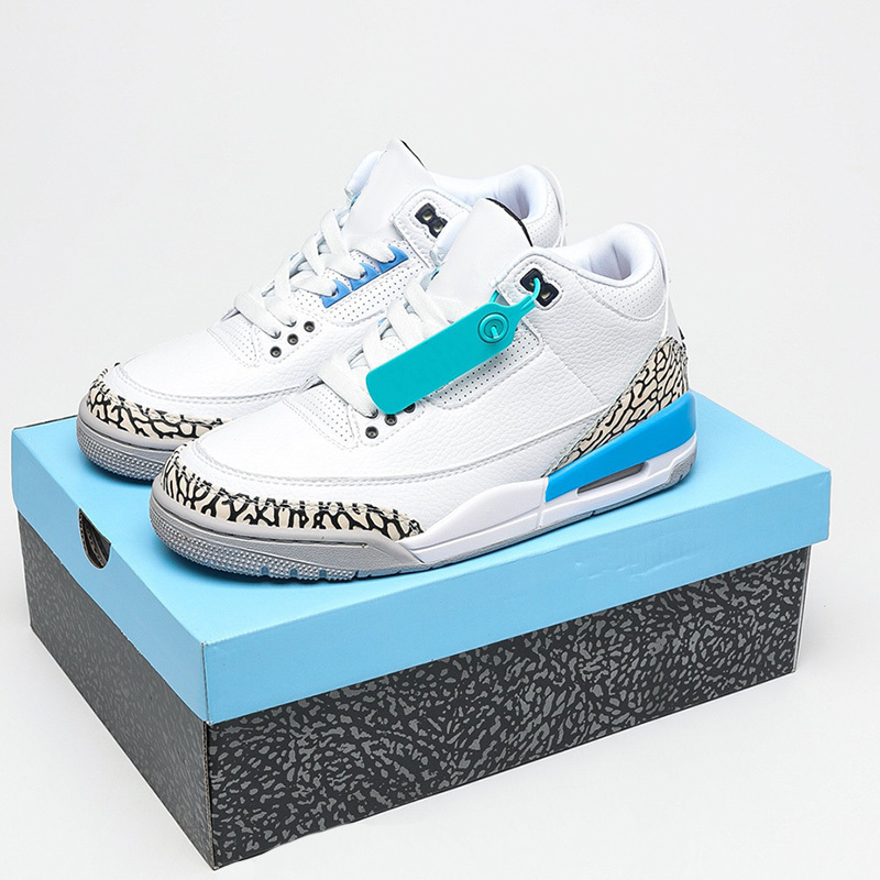 

Shoes Jumpman 3 UNC Basketball 3s Designer running, Bubble wrap packaging