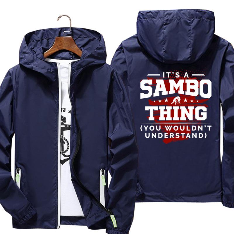 

Men's Jackets Custom It's A Sambo Thing Shirt You Wouldn't Understand Jacket Printing Spring Autumn Casual Baseball Windbreaker, Black;brown