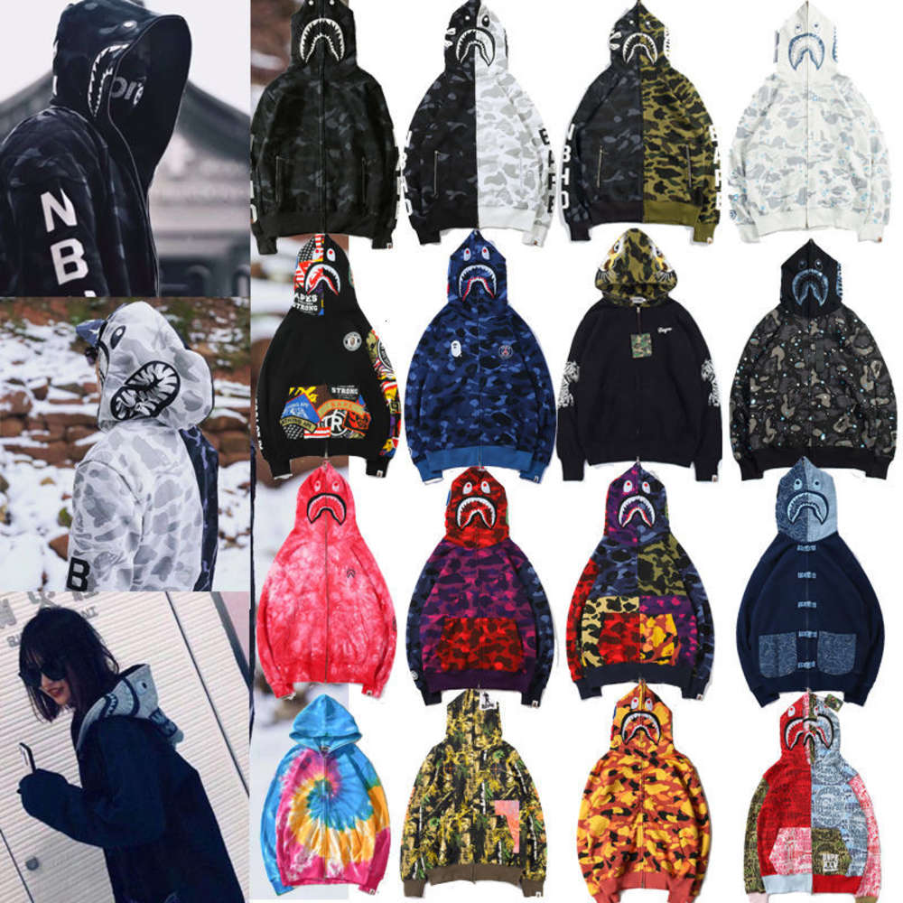 

Spring shark head dark splicing reflective sweater star sky men's and women's coats thin couple ape man night light, Black;brown