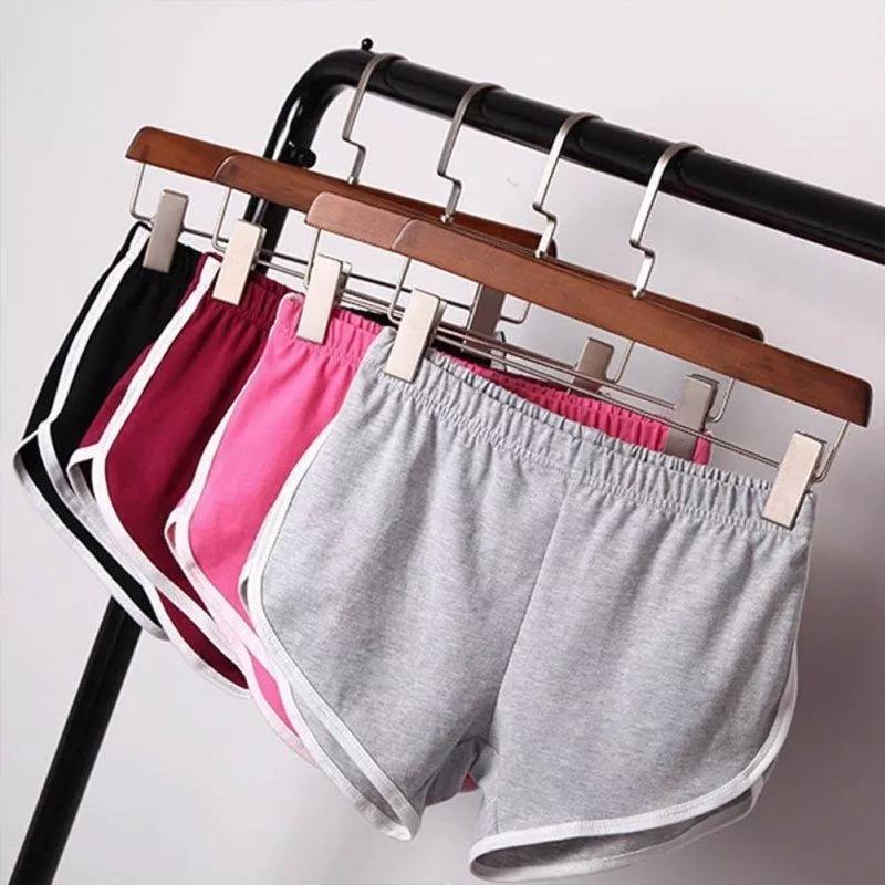 

Women' Shorts Summer European And American Color Matching Casual Sports Fashionable Thin, Red