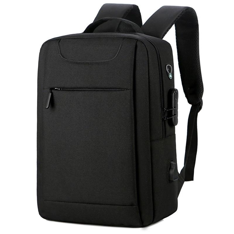 

Backpack Men 15.6 Inch Laptop Computer Backpacks Schoolbag Casual Outdoor Business Bag Women Mochila Para Hombre, Black