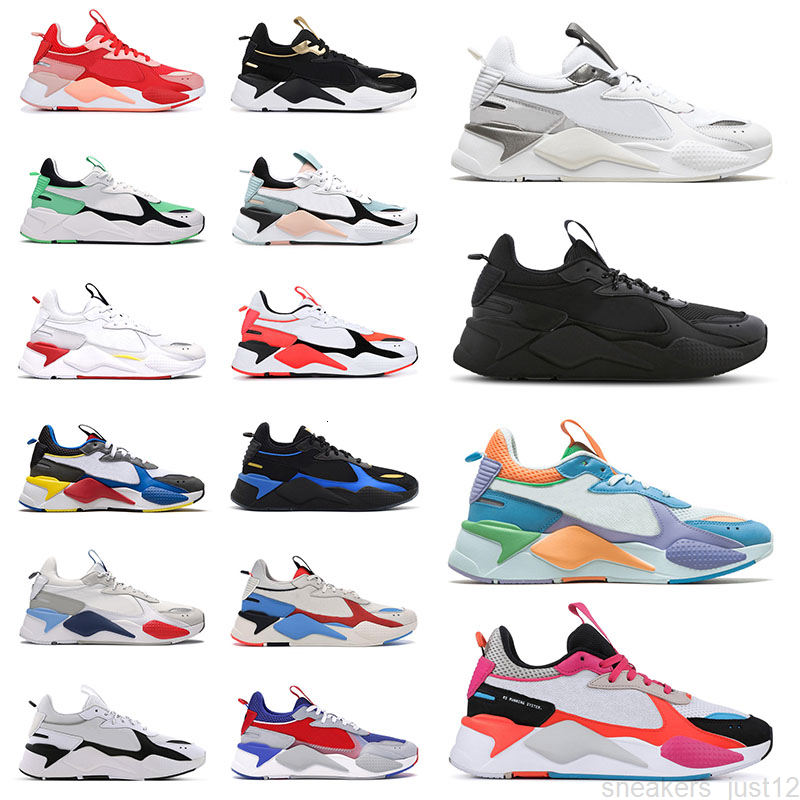 

2021 New RS-X Mens Running Shoes Reinvention Cool Black White Creepers dad Chaussures Men Women Runner Trainers Sports Sneakers Size 36-45