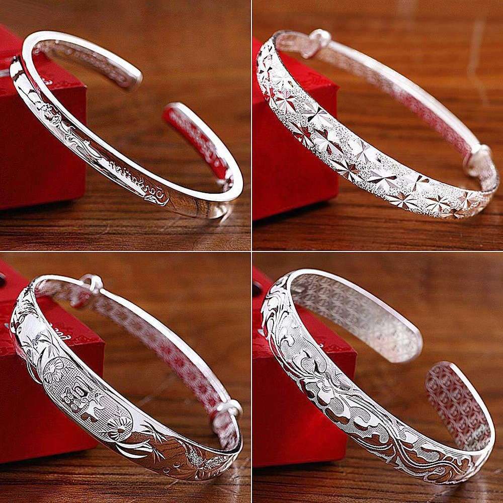 

Hand catenary Alloy imitation silver bracelet car flower Star Bracelet Silver Plated women's jewelry, Golden;silver