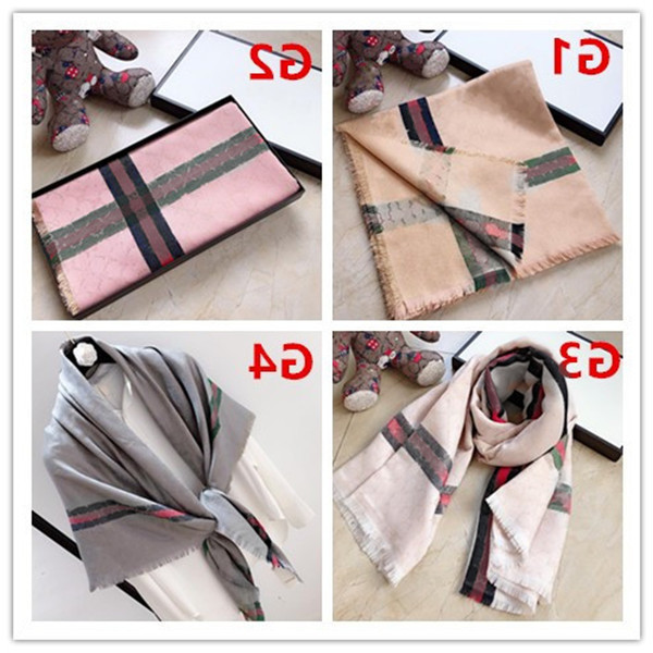 

Hot 2021 designer women's scarf fashion G letter print summer shawl long scarf 17 styles CWY1, Blue;gray