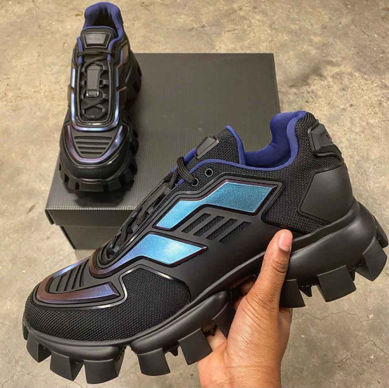 

High Quality Eyestay Cloudbust Thunder Sneakers Shoes Men Knit Fabric Technical Fashion Brands Casual Walking Light Rubber Sole Outdoor Runner Trainers, 15