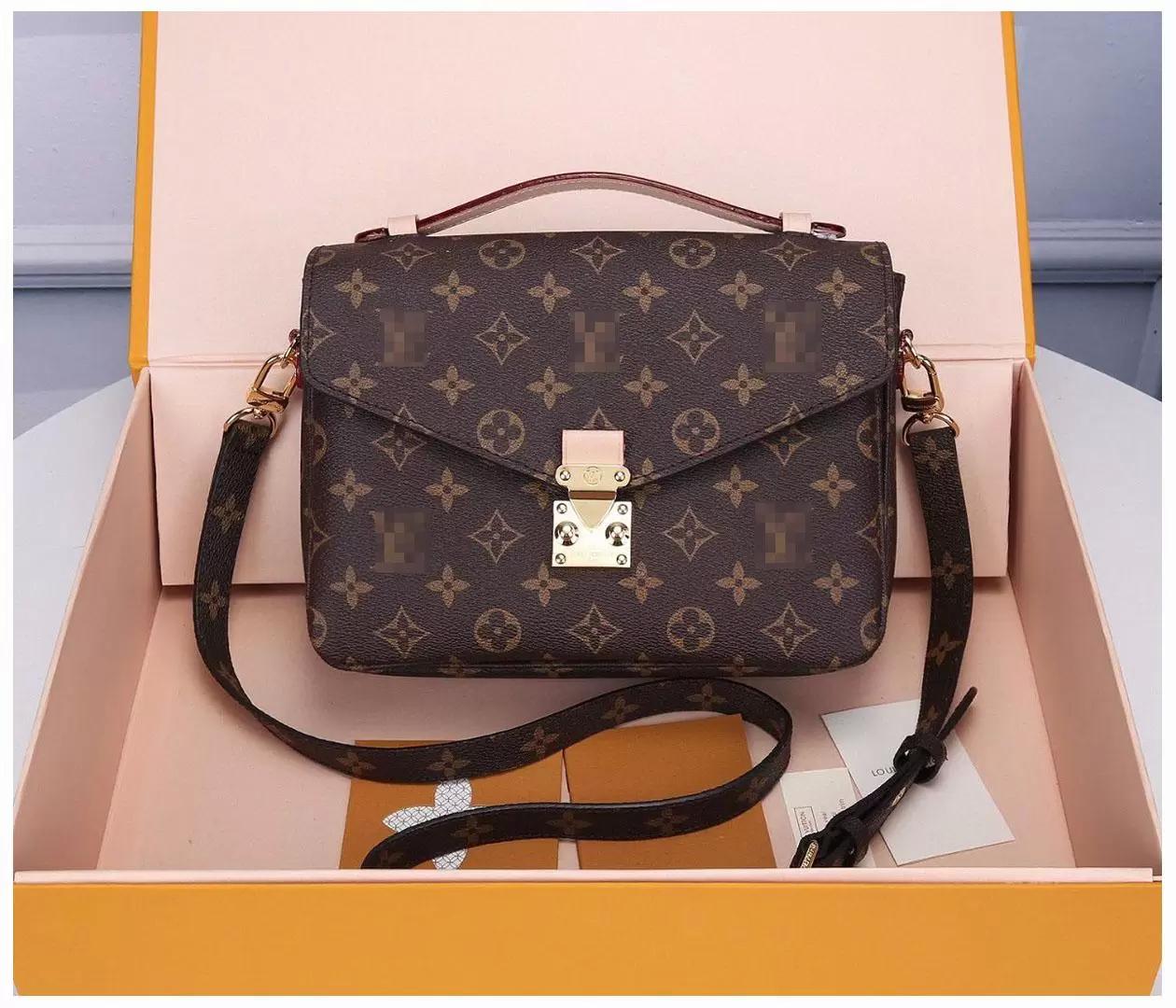 

LVLOUISVITTON VUTTON Designers Women Handbag Messenger Bags Leather Embossing POCHETTE Elegant Shoulder Bags 101, Crad