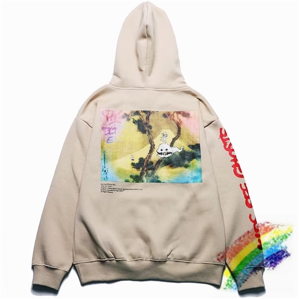 

Kids See Ghost Kanye West Hoodie Men Women lucky me  see ghos Pullover Feel Sweatshirts x0610, Black